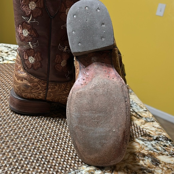 Women Mexican Cowboy Boots - Picture 10 of 12